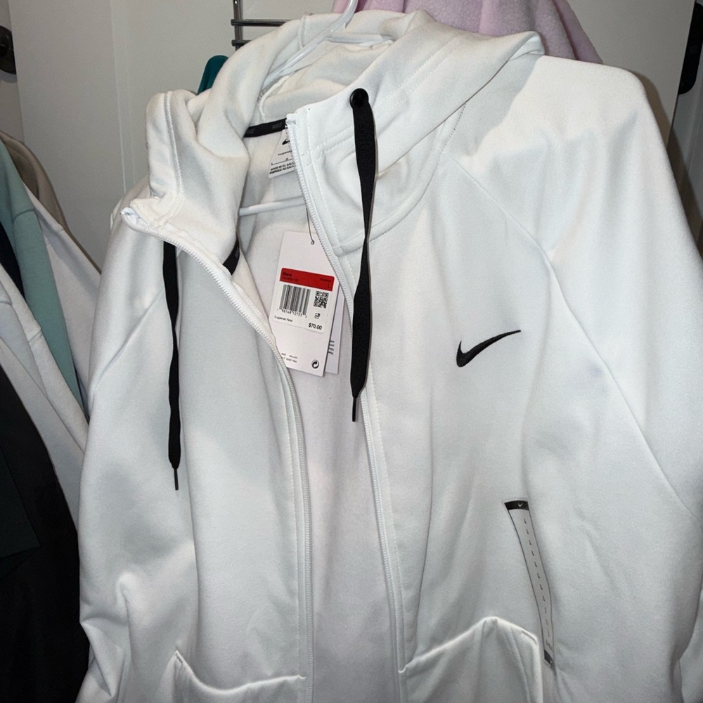 Nike White Therma-FIT Hoodie